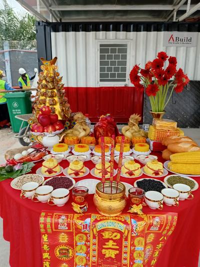 Dịch Vụ Mâm Cúng Động Thổ Tại Phường Tân Mỹ – Trang Nghiêm, Uy Tín, Giao Tận Nơi