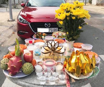 Dịch vụ mâm cúng xe tại Huyện Bình Chánh