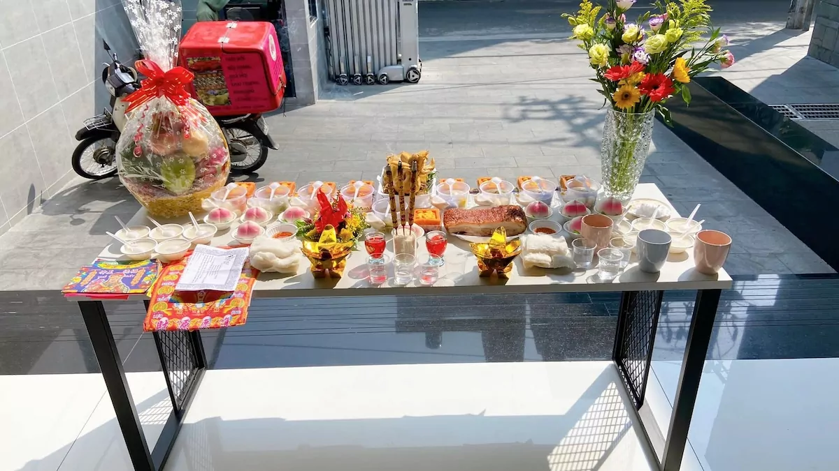 Mâm cúng tổ nghề cao cấp Quận 2